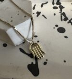 ⁦שרשרת חמסה 14k⁩ – תמונה ⁦4⁩