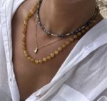 ⁦שרשרת לאפיס עדינה⁩ – תמונה ⁦5⁩