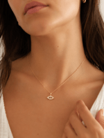 ⁦שרשרת עין 14k⁩ – תמונה ⁦5⁩