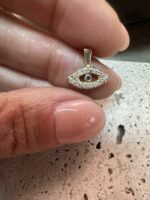 ⁦שרשרת עין 14k⁩ – תמונה ⁦3⁩